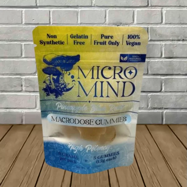 Micro Mind High Potency Macrodose Mushroom Gummies 5ct